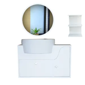 ست کابینت و روشویی مدل f713 به همراه آینه