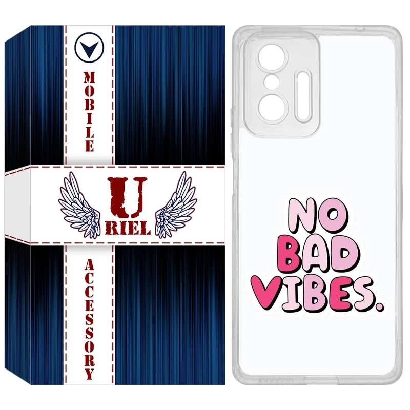 کاور یوریل مدل Clear کد 92 طرح انرژی مثبت مناسب برای گوشی موبایل شیائومی 11T / 11T Pro