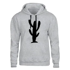 هودی مردانه مدل کاکتوس کد B26 رنگ طوسی T