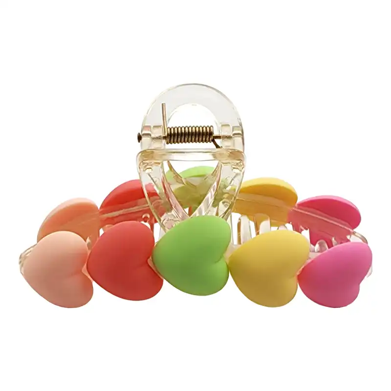 کلیپس مو زنانه مدل قلب کد KLP1049