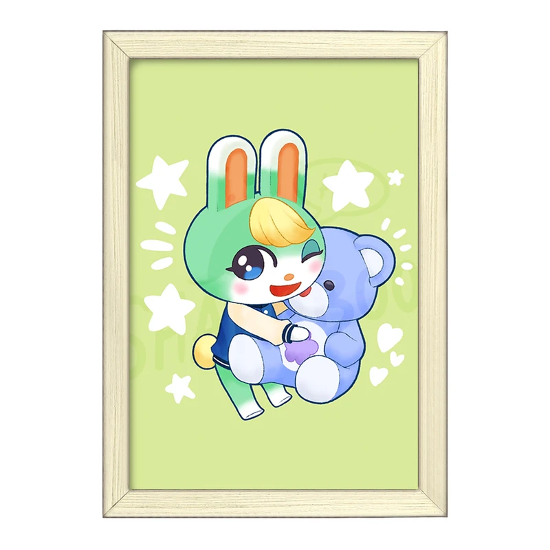 تابلو خندالو طرح بازی انیمال کراسینگ (Animal Crossing) کد 32633