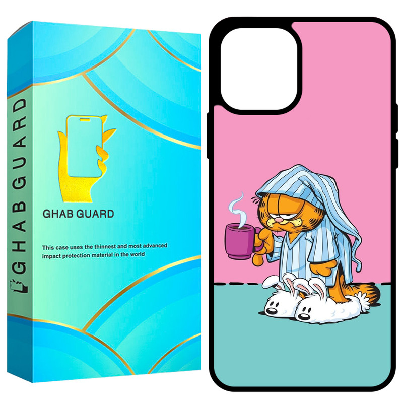  کاور قاب گارد طرح گارفیلد مدل GCHP12 مناسب برای گوشی موبایل اپل iPhone 12 