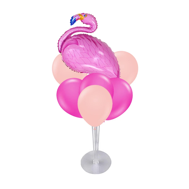 استند بادکنک سورتک طرح تم فلامینگو کد ST0834 بسته 8 عددی