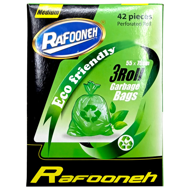 کیسه زباله رافونه مدل MED100-3R مجموعه 3 عددی