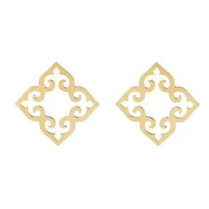 گوشواره طلا 18 عیار زنانه کانیار گالری کد GOA52