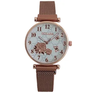 ساعت مچی عقربه ای زنانه مدل  بند حصیری کد 2