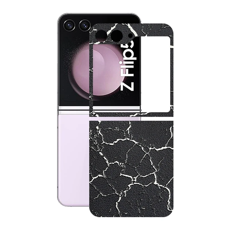 برچسب پوششی ریمکس مدل Leth طرح رعد و برق مناسب برای گوشی موبایل سامسونگ Galaxy Z Flip5