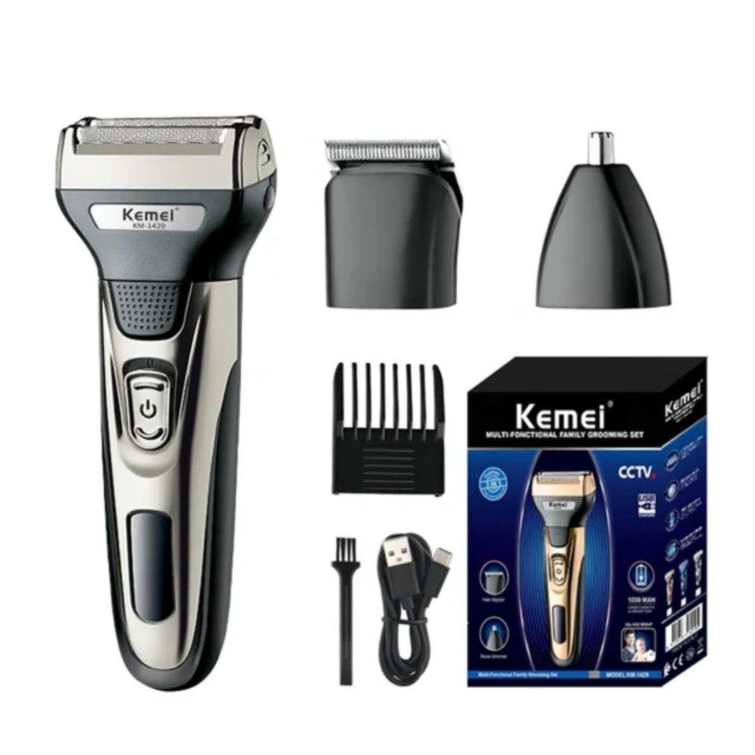 ماشین اصلاح موی صورت شارژی کیمی مدل KM-1429 -  - 5