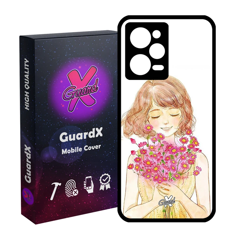 کاور گارد ایکس طرح دختر مدل Glass10239 مناسب برای گوشی موبایل شیائومی Redmi Note 12 Pro 5G/Poco X5 Pro 5G/Note 12 Pro Pro speed