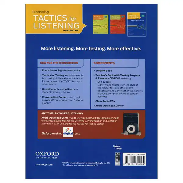 کتاب Expanding Tactics For Listening اثر Jack C.Richards and Grant Trew انتشارات زبان مهر