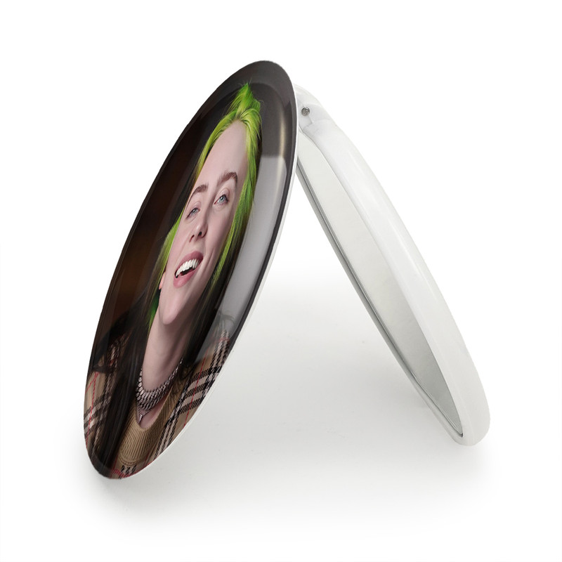 آینه جیبی خندالو طرح بیلی آیلیش Billie Eilish مدل تاشو کد 2756