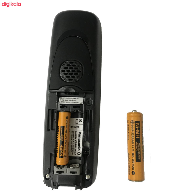 باتری نیم قلمی قابل شارژ تلفن بی سیم پاناسونیک مدل  Ni-MH/HHR-55AAAB HRMR03 بسته دو عددی
