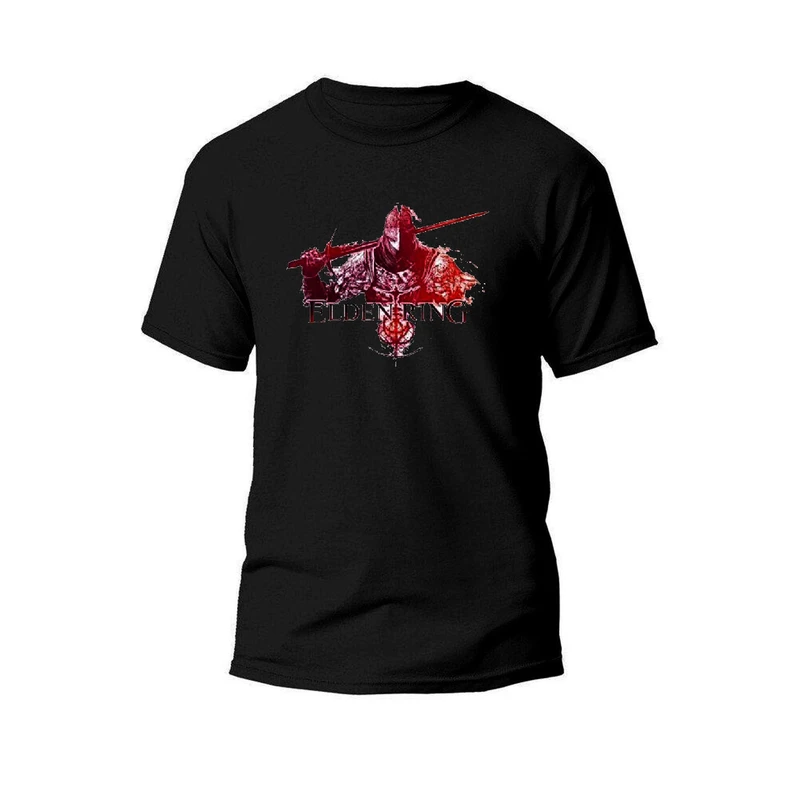 تی‌شرت آستین کوتاه مردانه مدل TN45 طرح  الدن رینگ