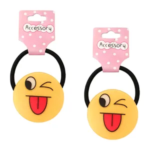 کش مو دخترانه مدل ایموجی کد KSH715 بسته 2 عددی