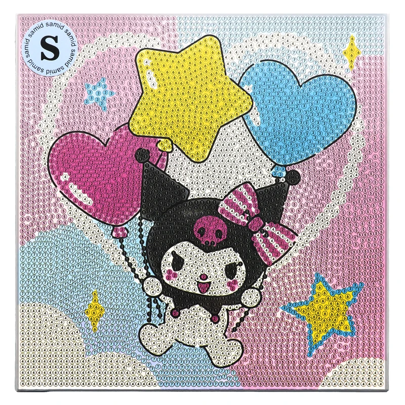 بازی آموزشی سمید مدل ساخت تابلو نقاشی الماسی طرح کرومی