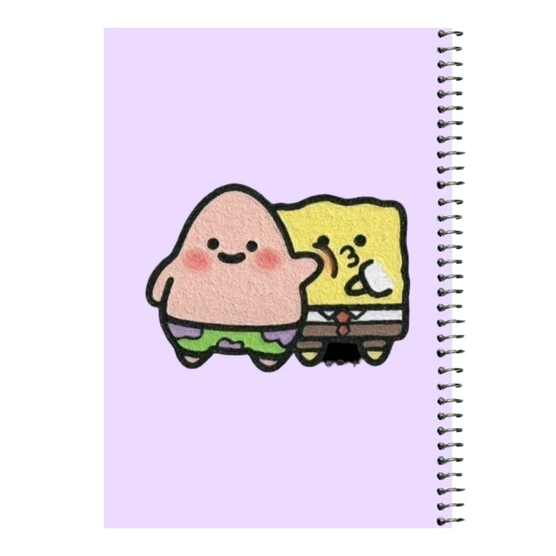 دفتر مشق 80 برگ اس جی مدل باب اسفنجی و پاتریک   