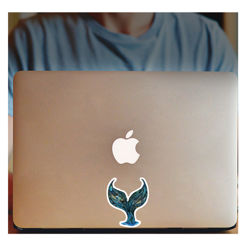 برچسب لپ تاپ طرح نهنگ کد 1243