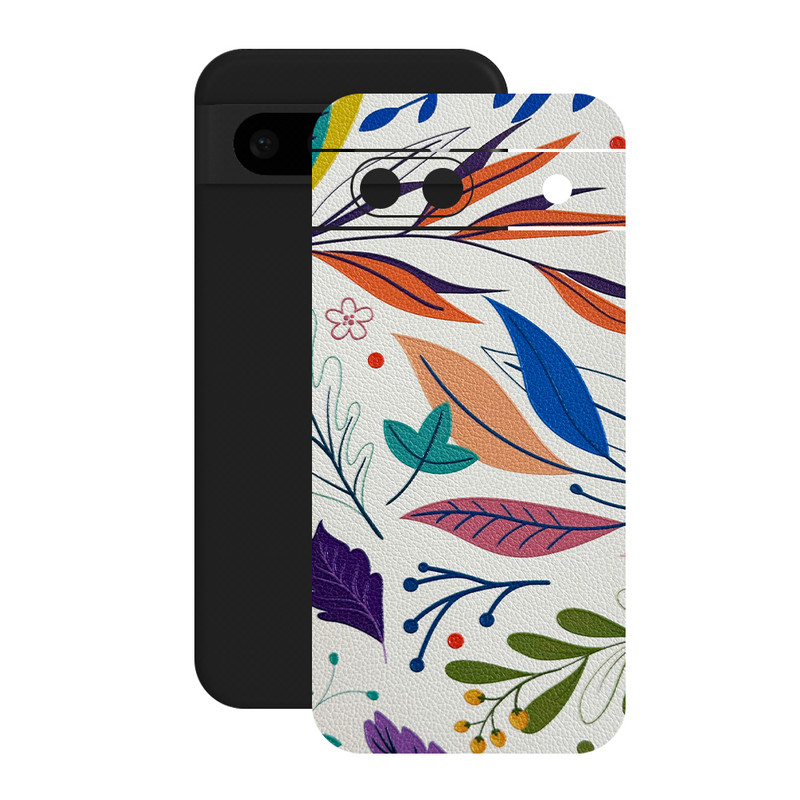 برچسب پوششی ریمکس مدل Leth طرح برگ مناسب برای گوشی موبایل گوگل Pixel 8a