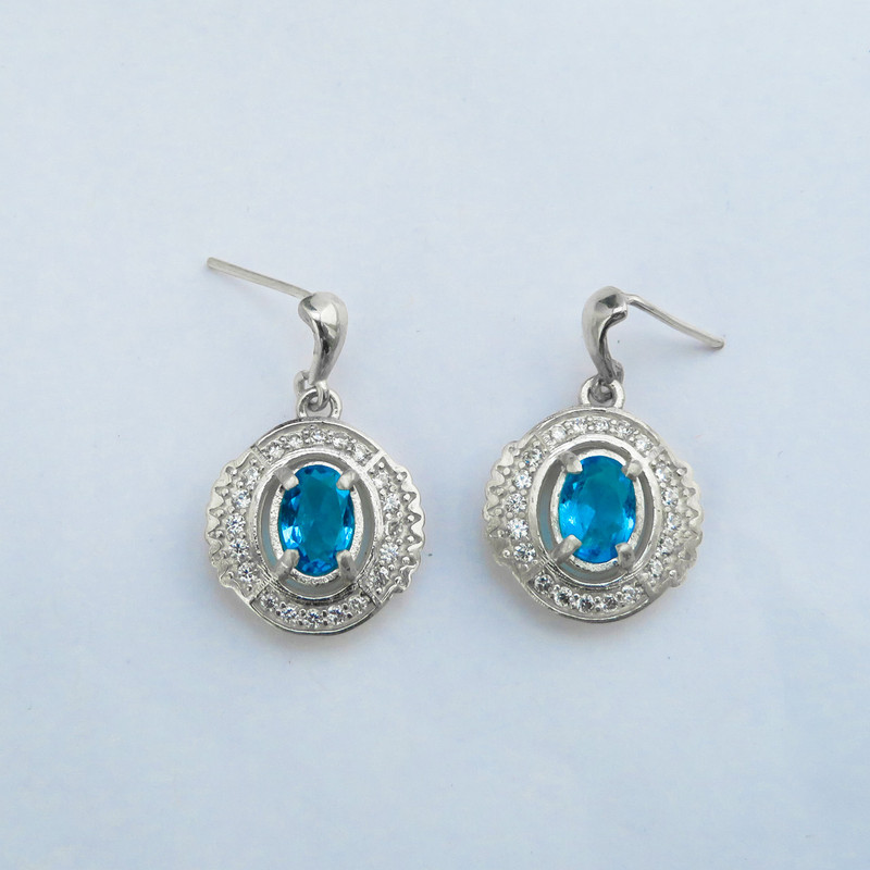 نیم ست نقره زنانه کد AV148