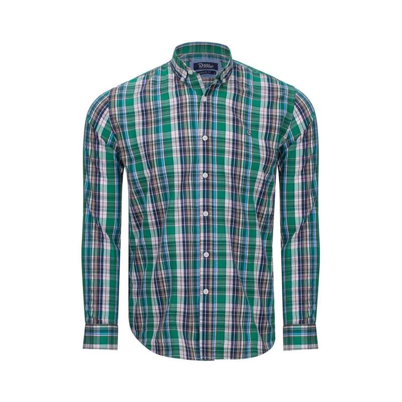 پیراهن آستین بلند مردانه بادی اسپینر مدل 03970533 کد 4 رنگ سبز