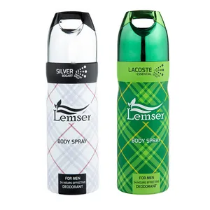 اسپری خوشبو کننده بدن مردانه لمسر مدل Lacoste - Silver Bogart حجم 200 میلی لیتر بسته 2 عددی