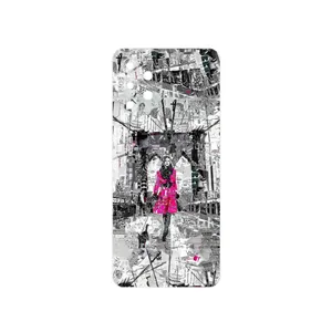 MAHOOT Collage of Catwalk Bridge Cover Sticker for Samsung Galaxy A32