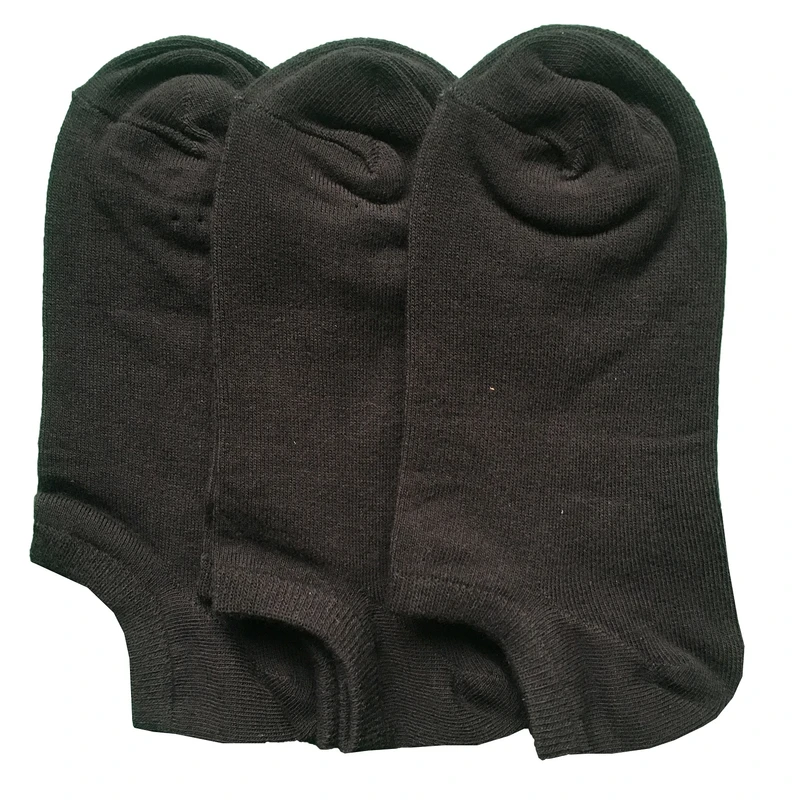 جوراب زنانه مدل مچی قوزکی پنبه بسته 3 عددی