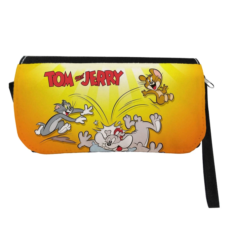  جامدادی مدل دوزیپ طرح انیمیشن تام و جری کد NI1211