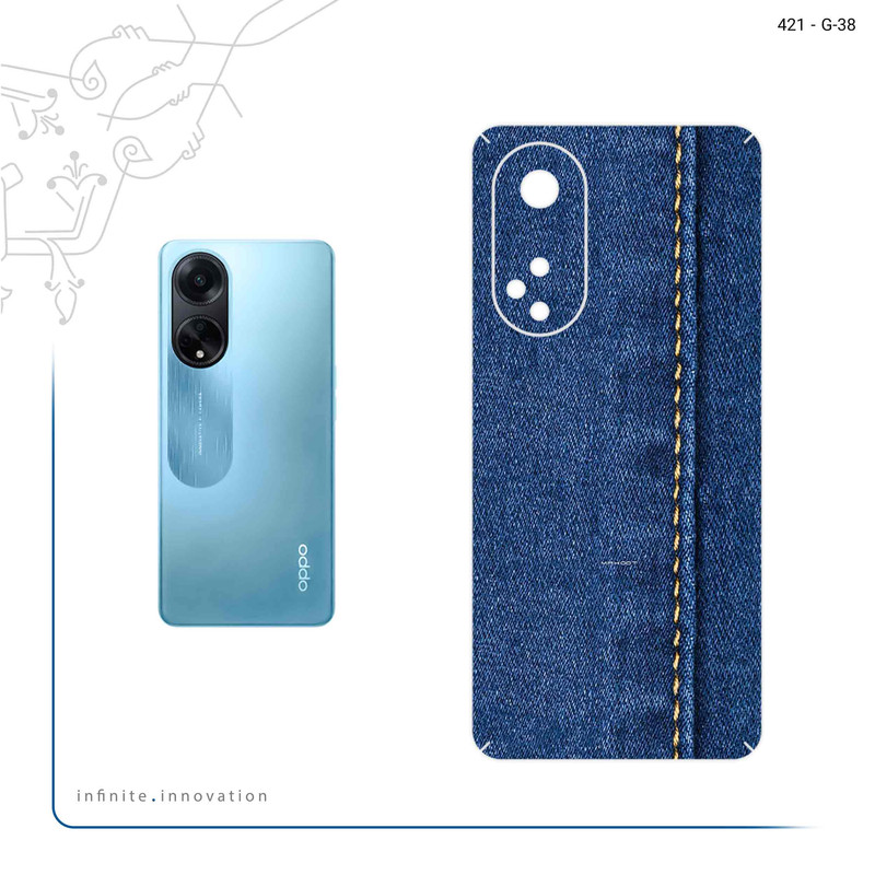 برچسب پوششی ماهوت مدل Fabric Texture 8 مناسب برای گوشی موبایل اپو A98