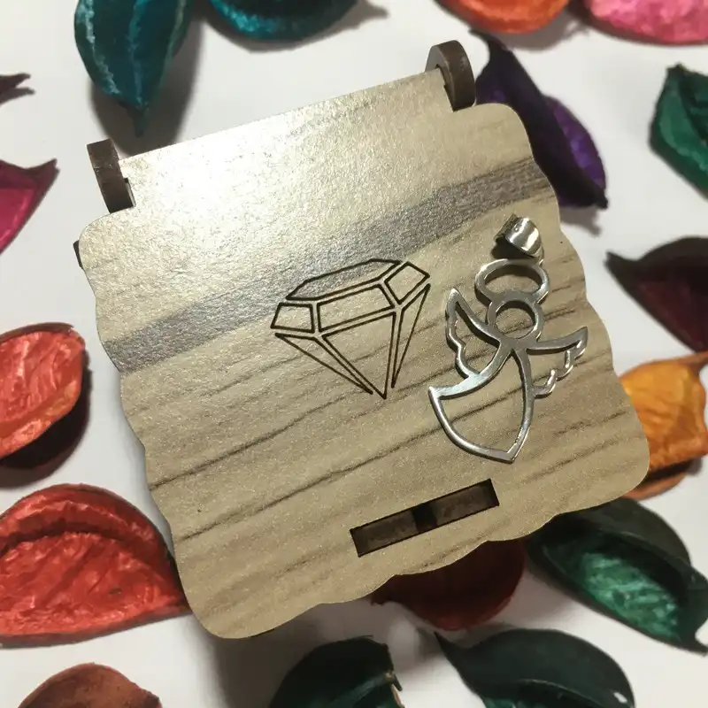 آویز گردنبند نقره مدل فرشته دست ساز