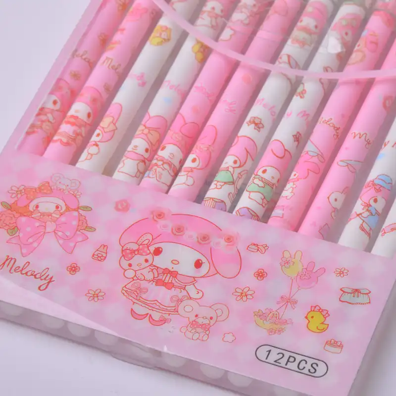 روان نویس مدل پاک کن دار طرح ملودی بسته 12 عددی