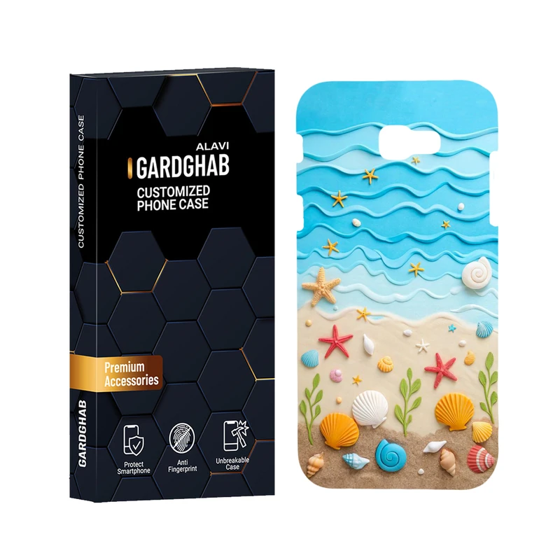 کاور گارد قاب علوی مدل هنری مناسب برای گوشی موبایل سامسونگ Galaxy A720 / A7 2017