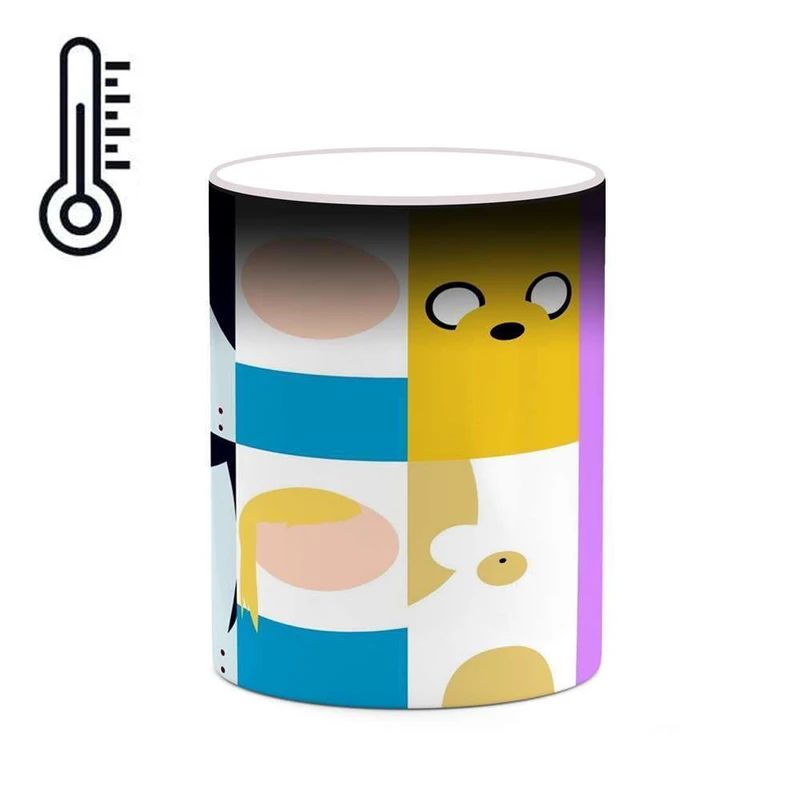 ماگ حرارتی کاکتی مدل کارتون Adventure Time کد mgh22063