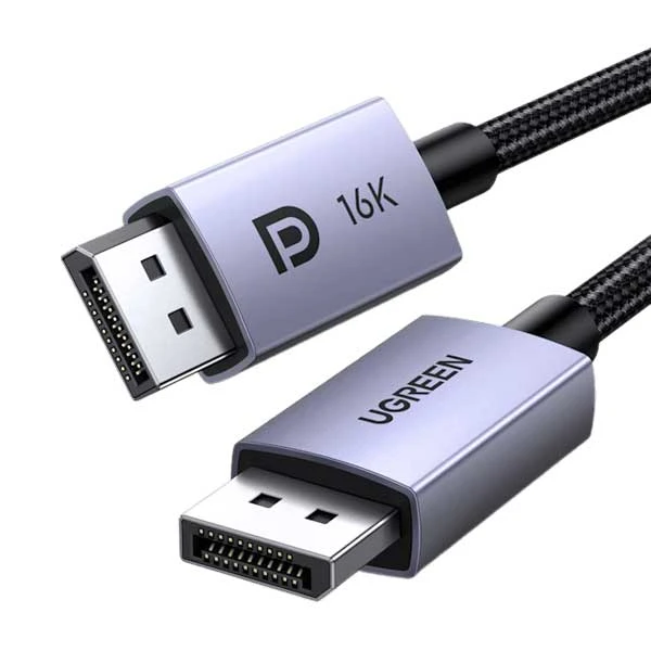 کابل DisplayPort 2.1 Male یوگرین مدل DP118 کد 15383 طول یک متر