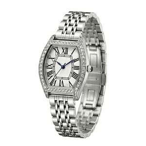 ساعت مچی عقربه‌ای کوارتز زنانه مدل لوکس کلاسیک قفل مخفی بند استیل کد ۱