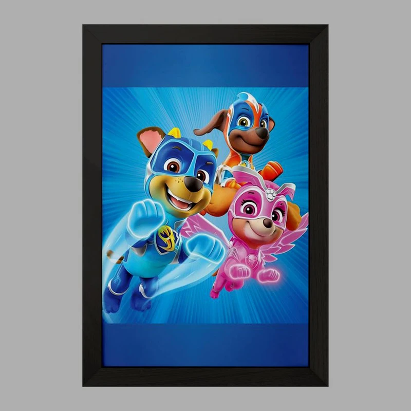 تابلو خندالو مدل چیس و اسکای و زوما سگ های نگهبان Paw Patrol  کد 12584