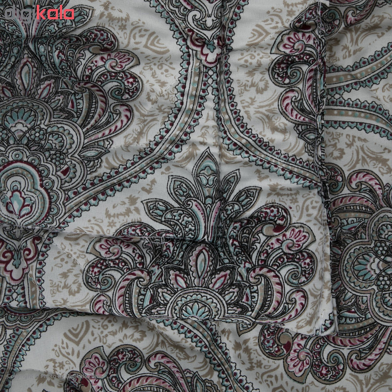 لحاف کرسی سندس مدل سنتی کد F861 سایز 350x350 سانتی متر