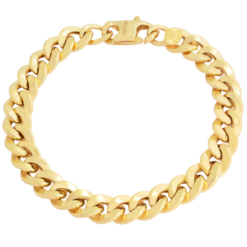دستبند طلا 18 عیار زنانه الن نار مدل گلستانه کد ELN6