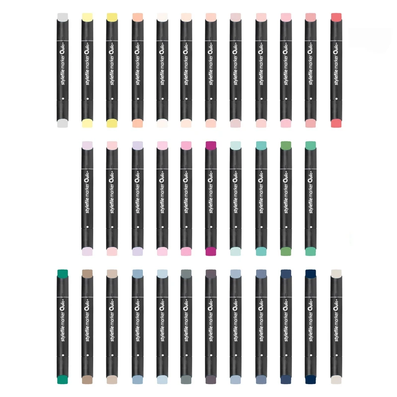 ماژیک راندو کوییلو مدل stylefile مجموعه 34 عددی