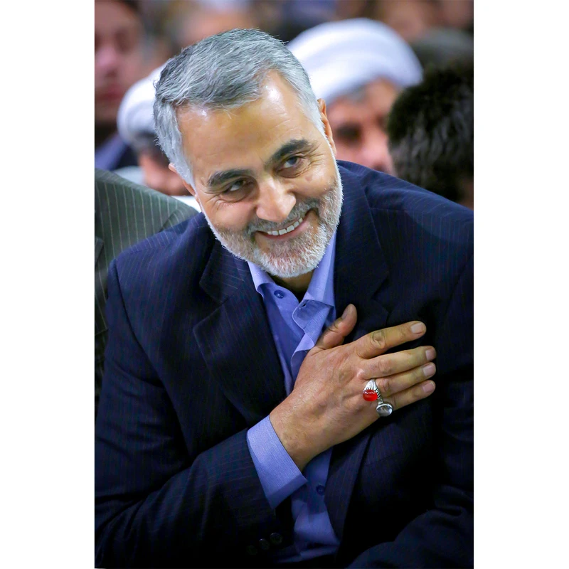 تابلو شاسی مدل سردار شهید حاج قاسم سلیمانی کد 27