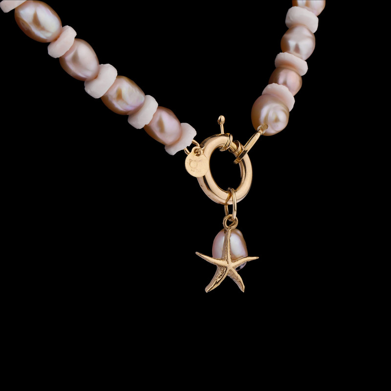 گردنبند طلا 18 عیار زنانه گالری شیدا مجد مدل دریا