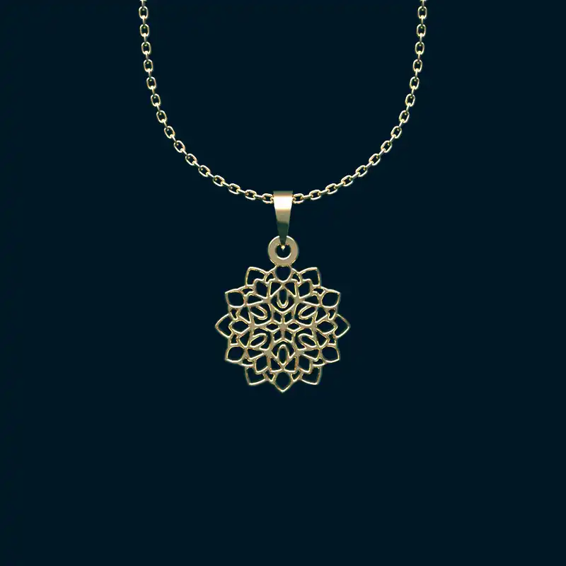 گردنبند طلا 18 عیار زنانه مدوپد مدل اشک کد CA10549