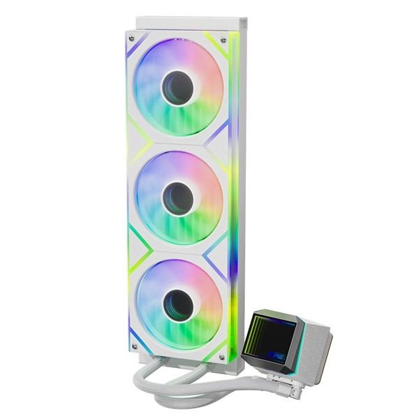 سیستم خنک‌کننده آبی ای دیتا ایکس پی جی مدل XPG LEVANTE II 360 White
