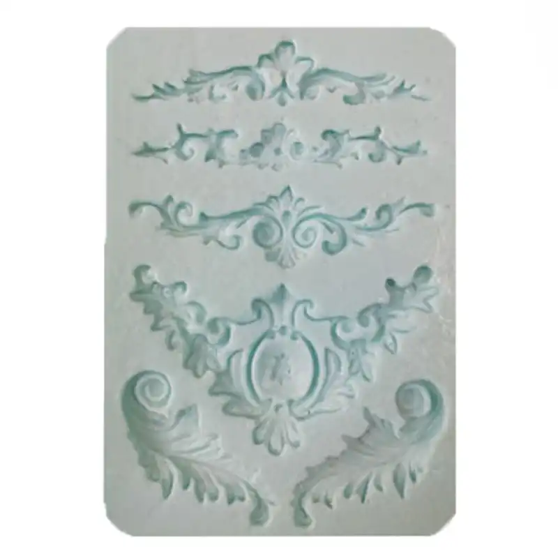 قالب مولد فوندانت طرح حاشیه دور