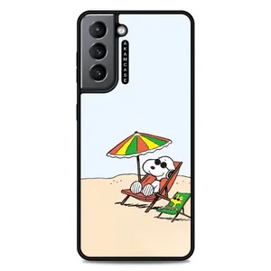 AKAM AMCWSGS21-SNOOPY5 Cover For Samsung Galaxy S21