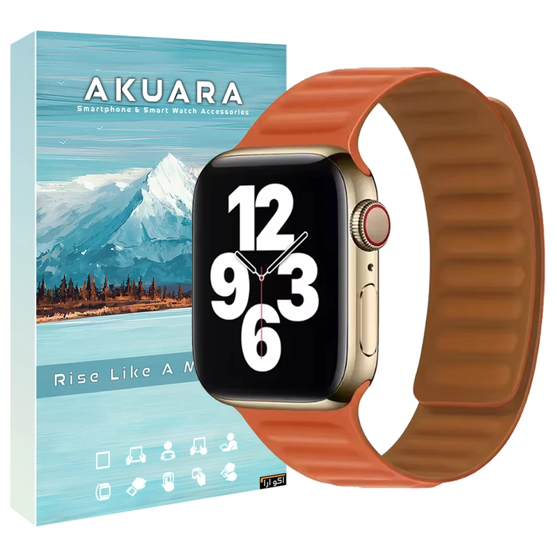 بند آکوآرا مدل Loop Magnet مناسب برای اپل واچ 44 میلیمتری سری 4/5/6/SE/SE2/SE3 