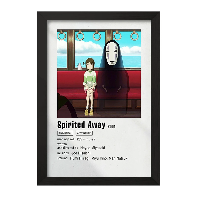 تابلو خندالو مدل انیمه شهر اشباح کد F11265