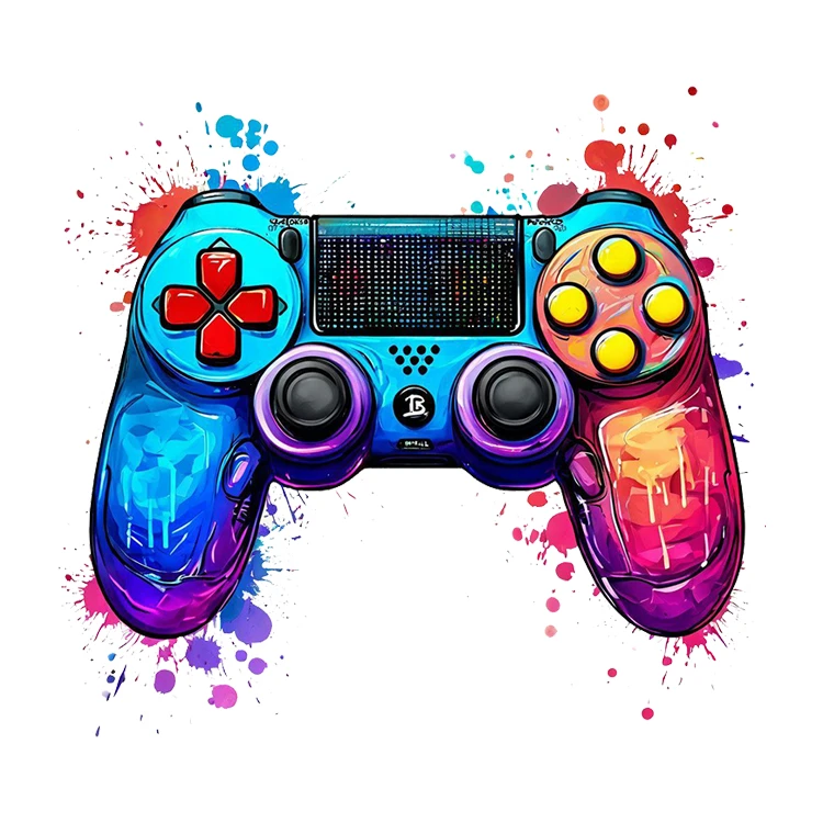 استیکر پارچه و لباس پاد آفرین مدل گیمر کد 1699