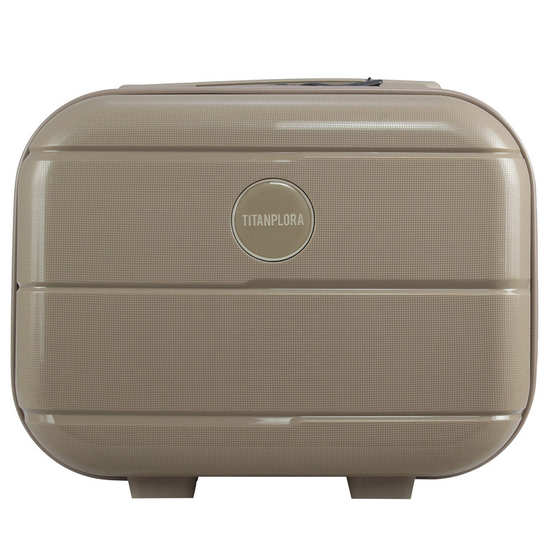 چمدان تیتانپلورا مدل Feq1 سایز آرایشی ارتفاع 25 سانتی متر