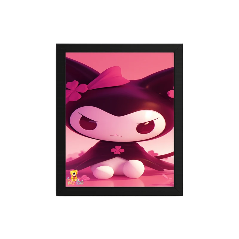 تابلو بانیبو طرح  کرومی کد 117   فریم مشکی